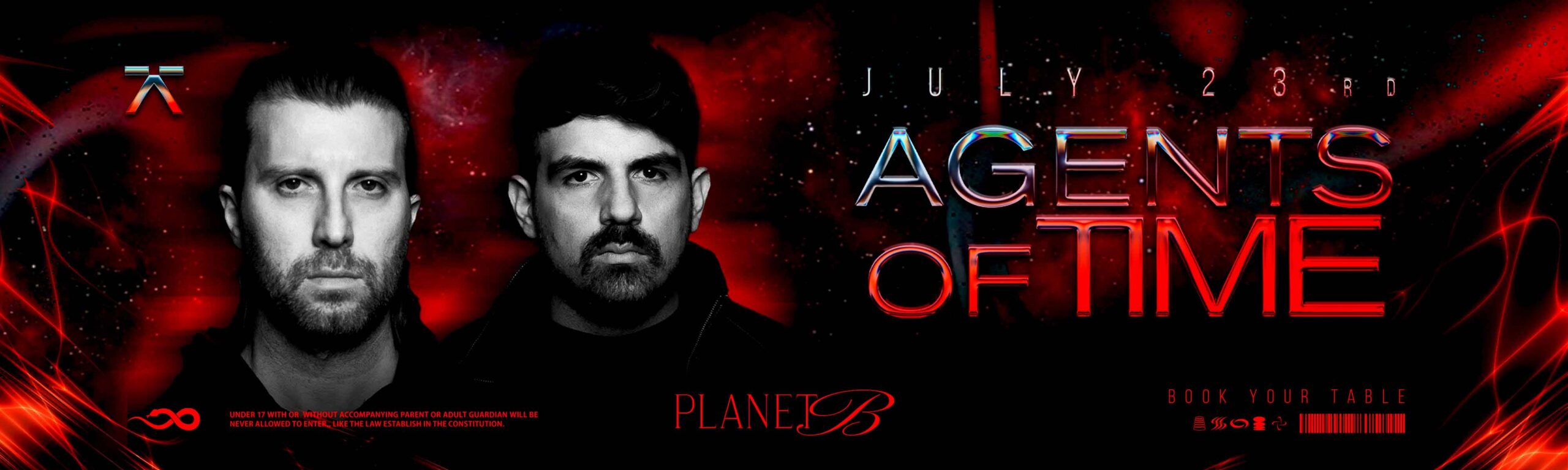 Agents of Time at Bonbonniere Marbella - flyer
